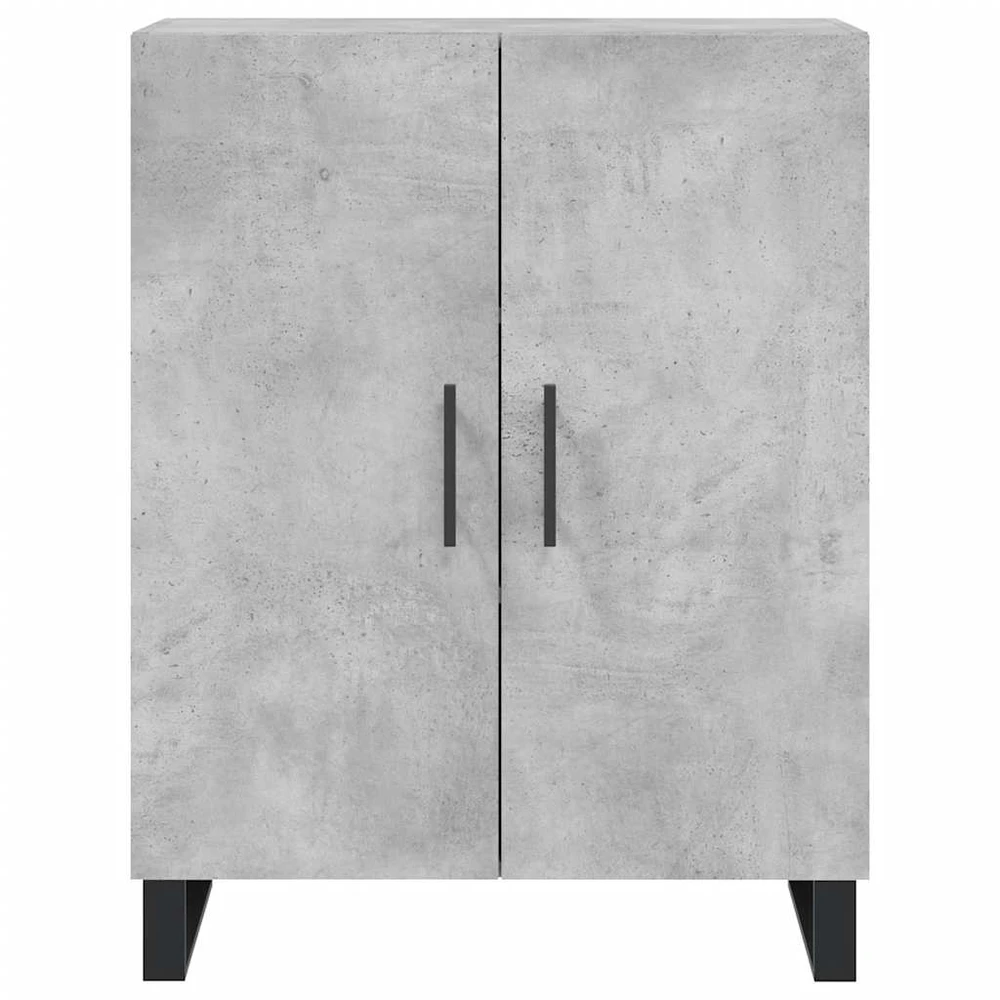 Komoda, betono pilkos spalvos, 69,5x34x180cm, apdirbta mediena