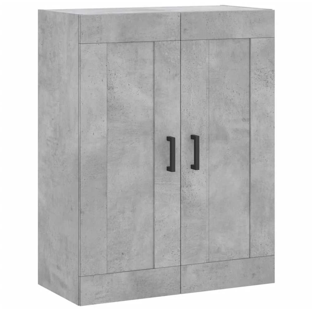 Komoda, betono pilkos spalvos, 69,5x34x180cm, apdirbta mediena