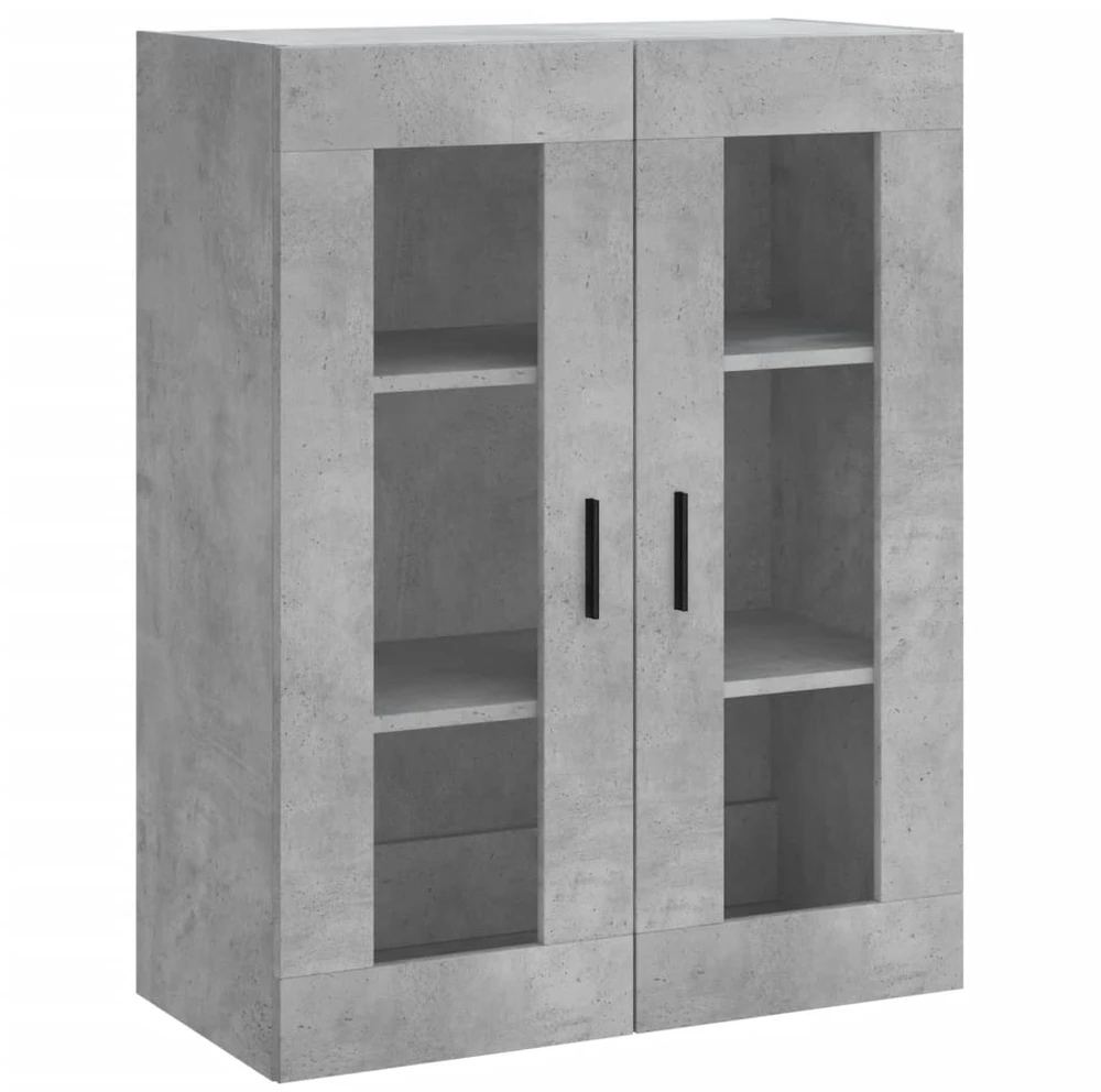 Komoda, betono pilkos spalvos, 69,5x34x180cm, apdirbta mediena