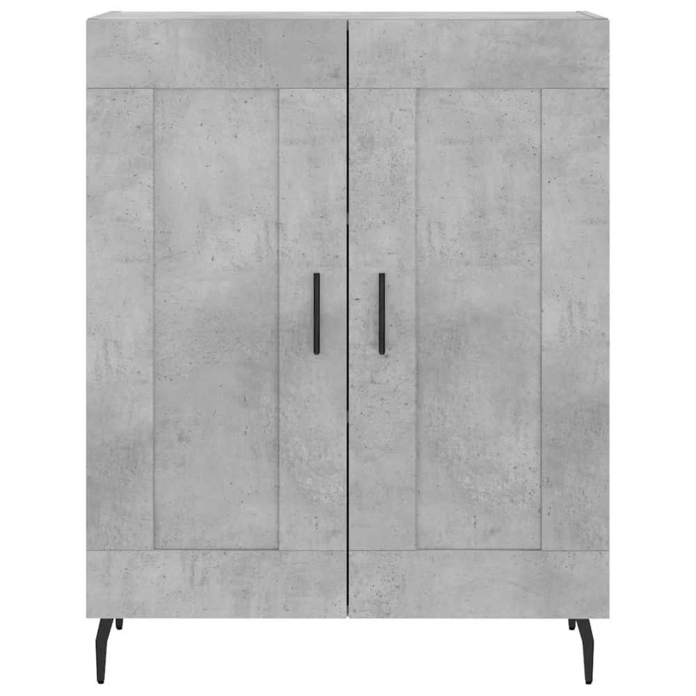 Komoda, betono pilkos spalvos, 69,5x34x180cm, apdirbta mediena