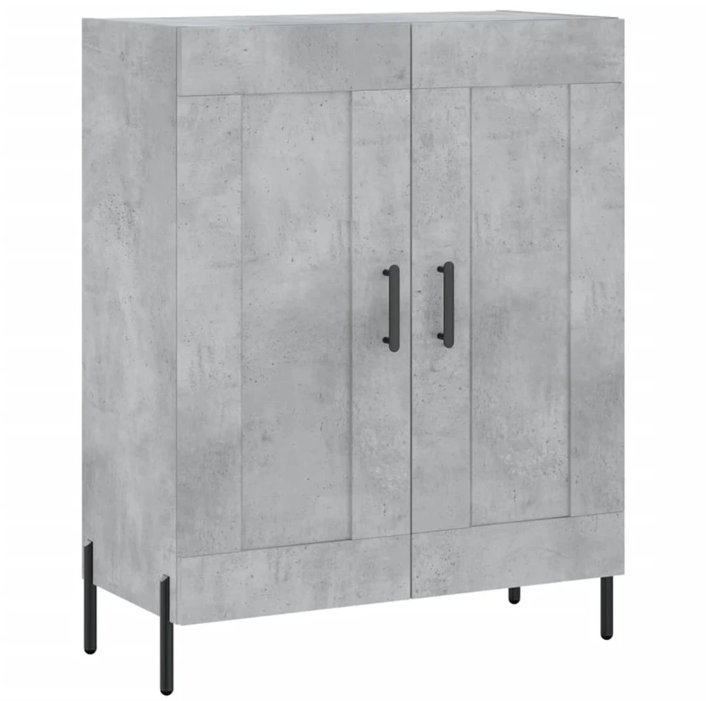 Komoda, betono pilkos spalvos, 69,5x34x180cm, apdirbta mediena