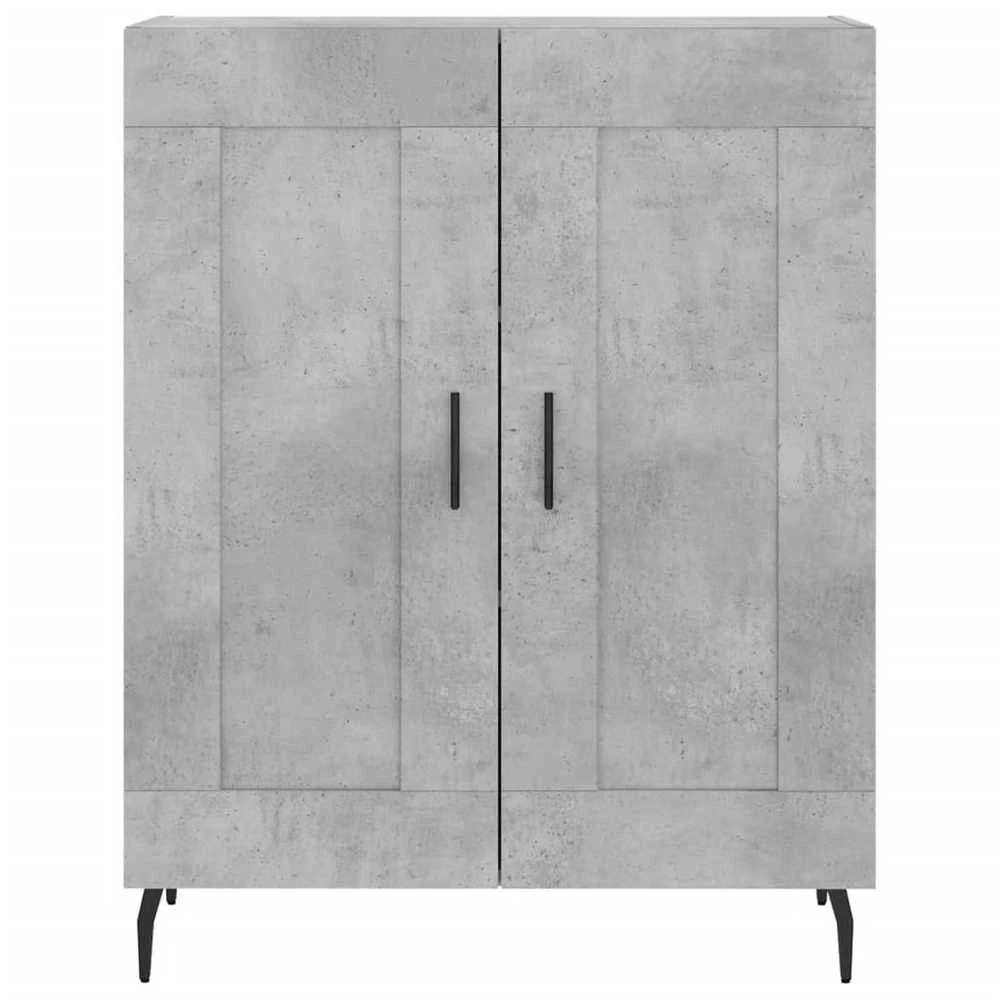 Komoda, betono pilkos spalvos, 69,5x34x180cm, apdirbta mediena