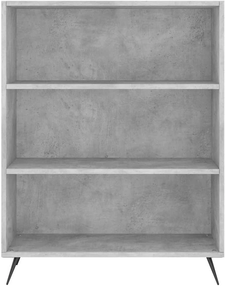 Komoda, betono pilkos spalvos, 69,5x34x180cm, apdirbta mediena