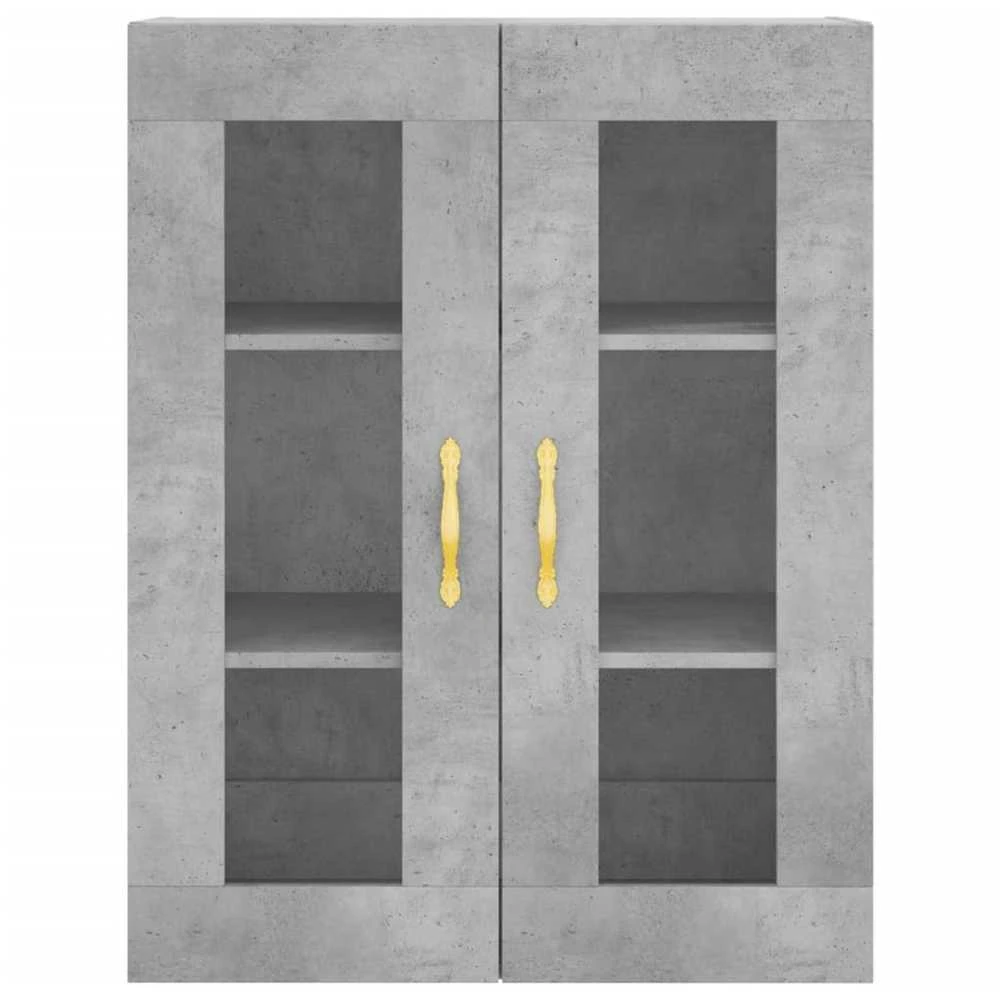 Komoda, betono pilkos spalvos, 69,5x34x180cm, apdirbta mediena