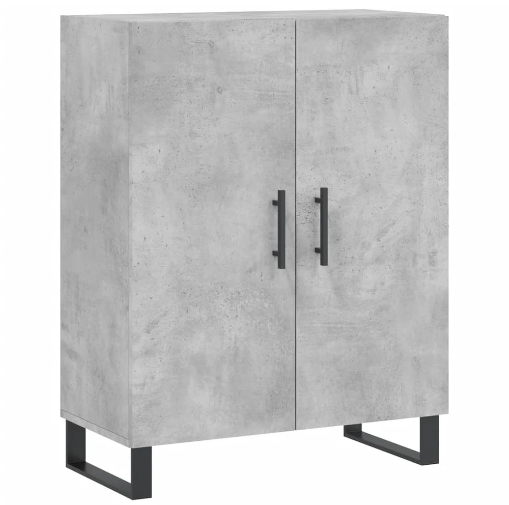 Komoda, betono pilkos spalvos, 69,5x34x180cm, apdirbta mediena
