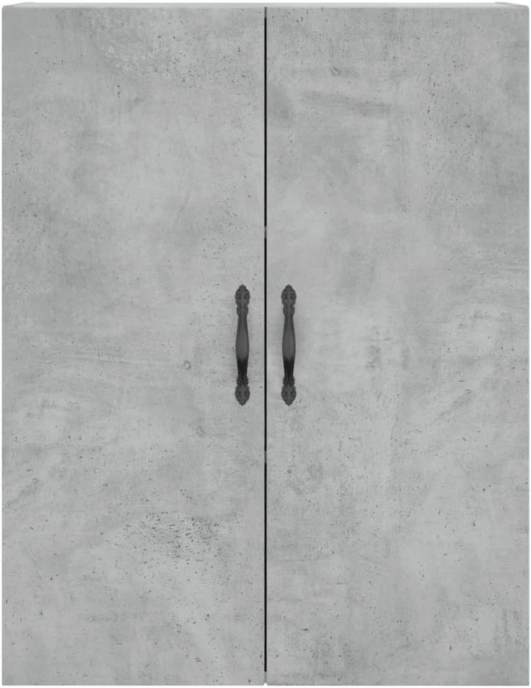 Komoda, betono pilkos spalvos, 69,5x34x180cm, apdirbta mediena
