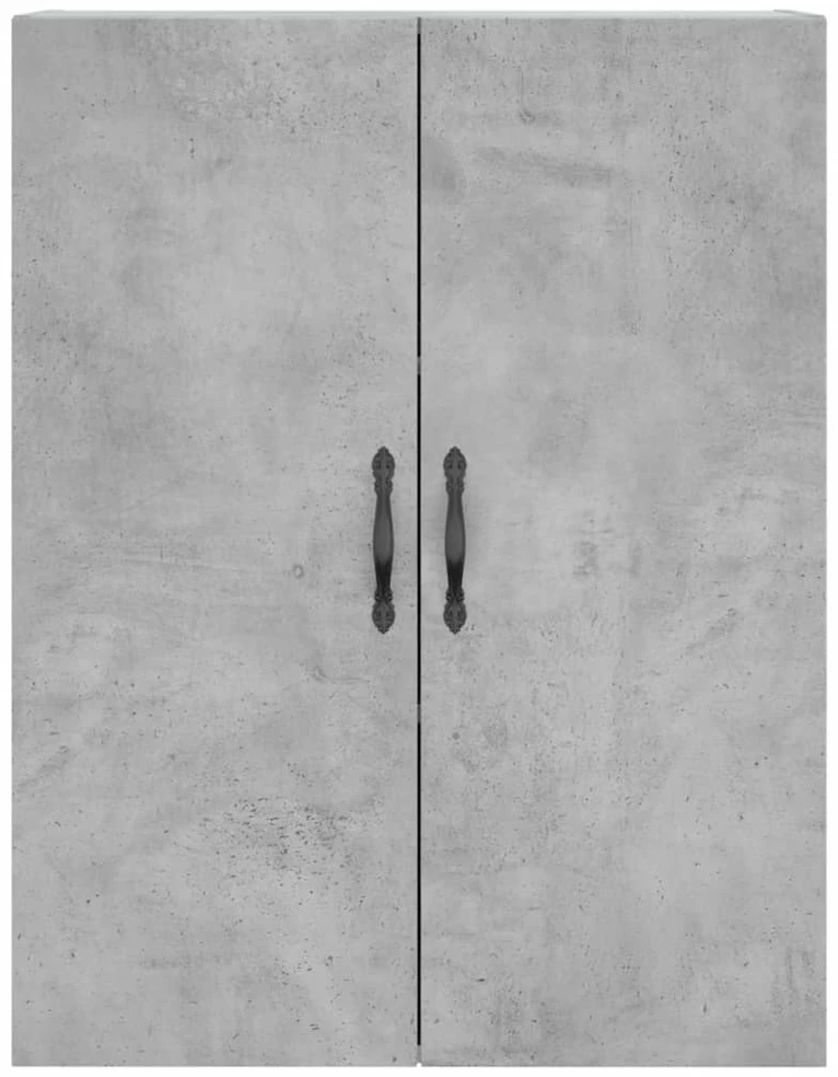Komoda, betono pilkos spalvos, 69,5x34x180cm, apdirbta mediena