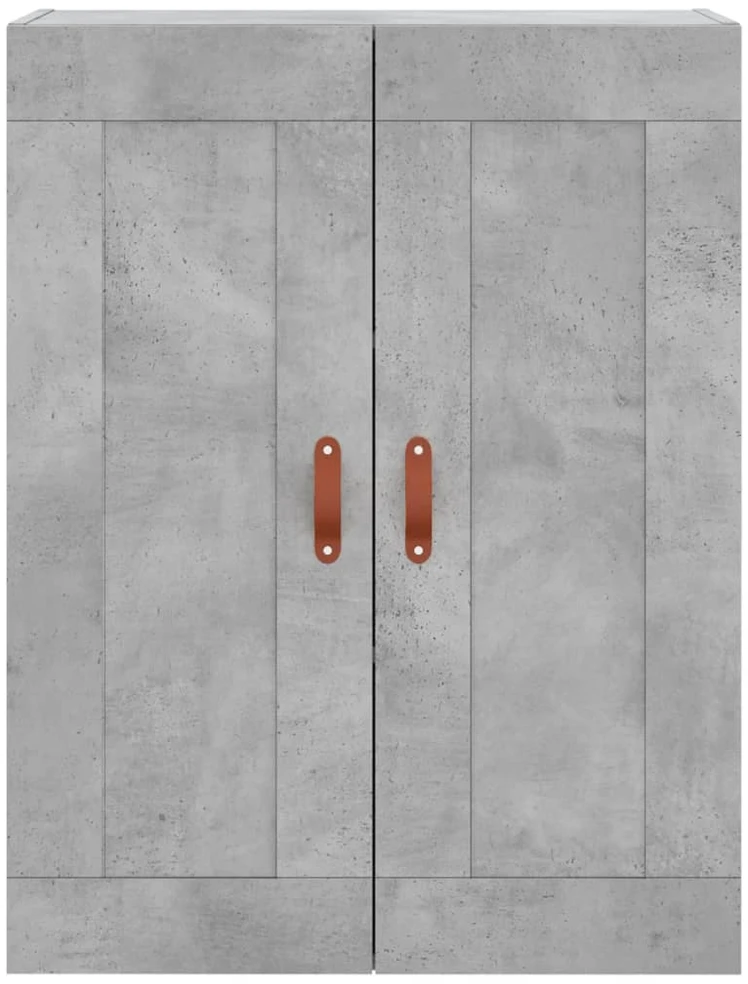 Komoda, betono pilkos spalvos, 69,5x34x180cm, apdirbta mediena