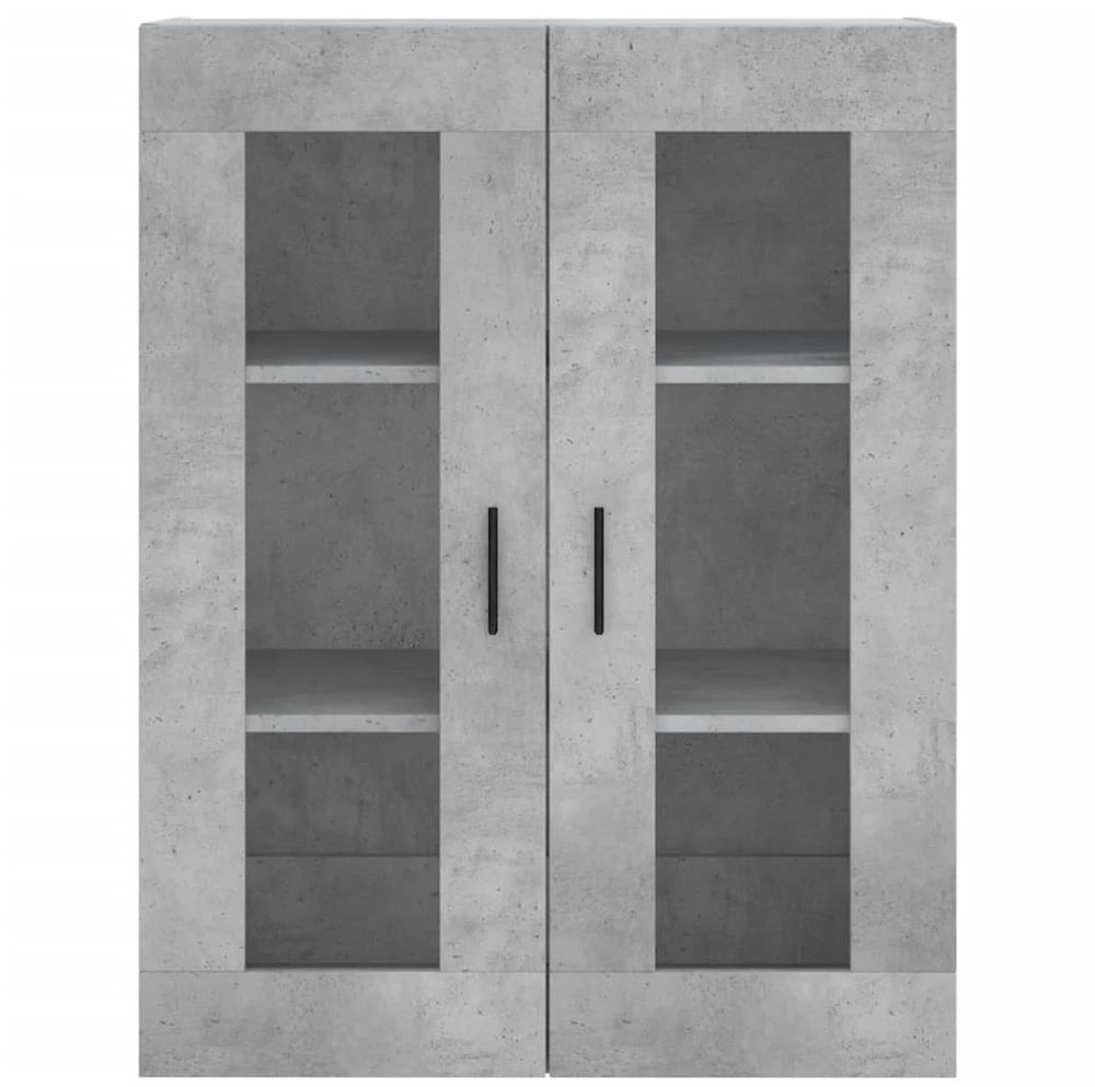 Komoda, betono pilkos spalvos, 69,5x34x180cm, apdirbta mediena