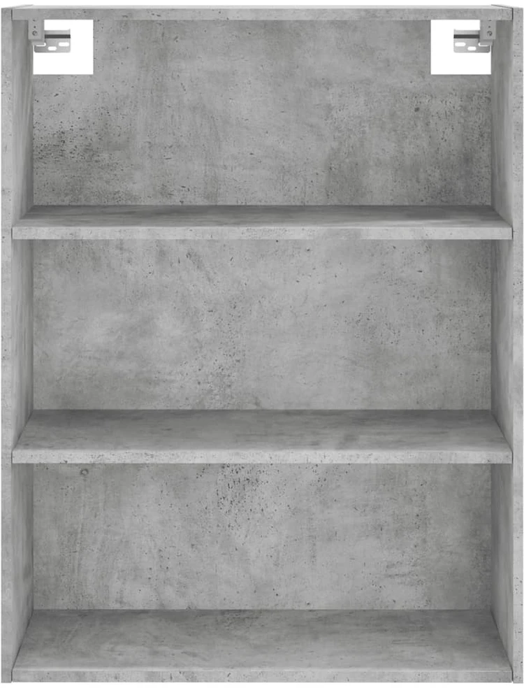 Komoda, betono pilkos spalvos, 69,5x34x180cm, apdirbta mediena