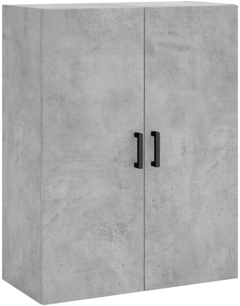 Komoda, betono pilkos spalvos, 69,5x34x180cm, apdirbta mediena
