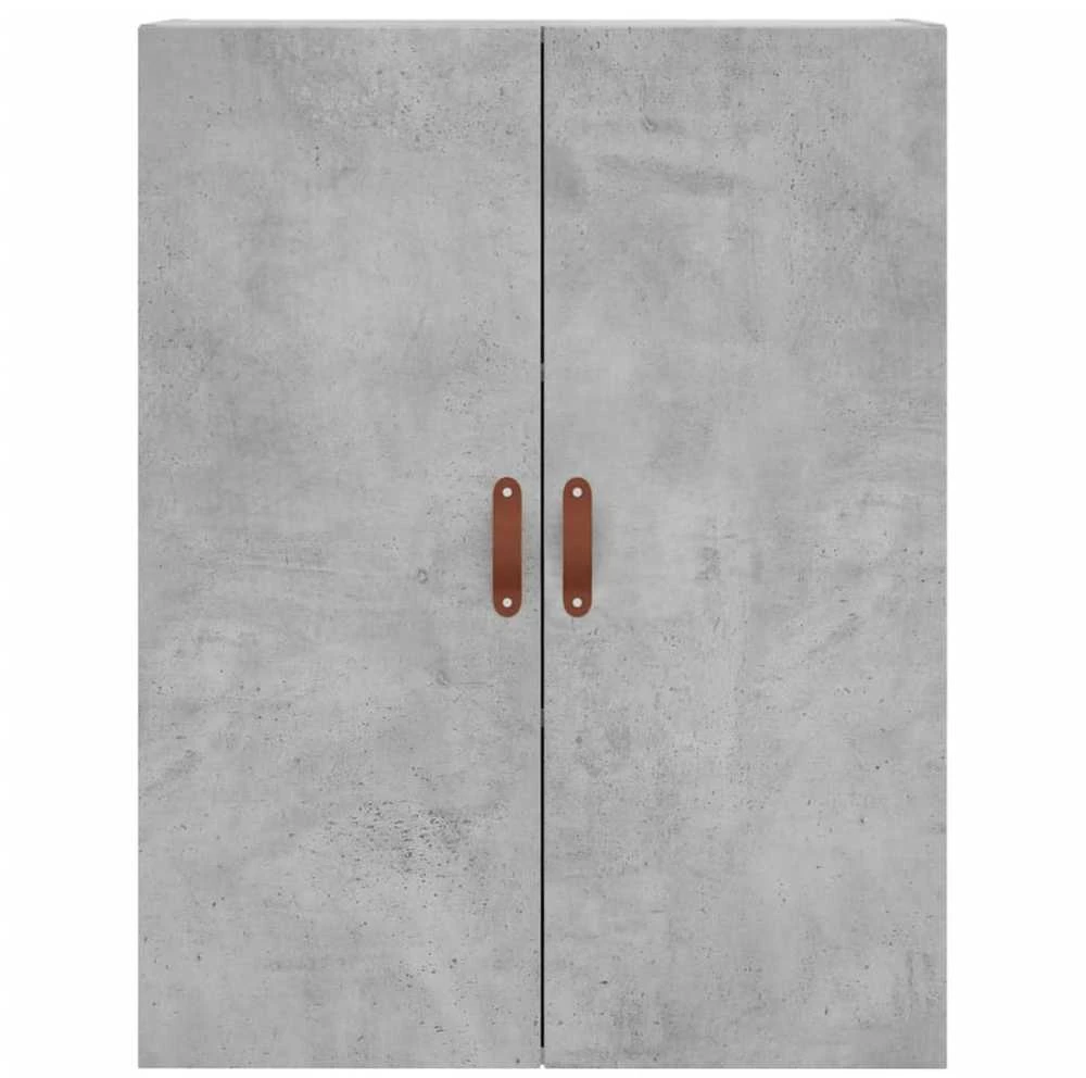 Komoda, betono pilkos spalvos, 69,5x34x180cm, apdirbta mediena