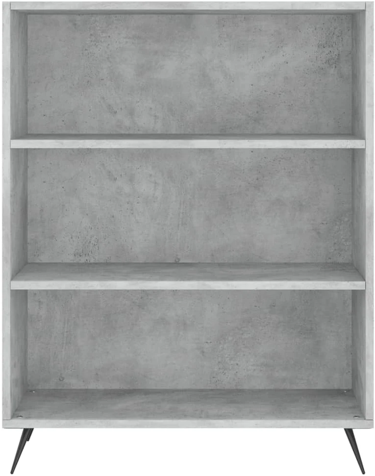 Komoda, betono pilkos spalvos, 69,5x34x180cm, apdirbta mediena