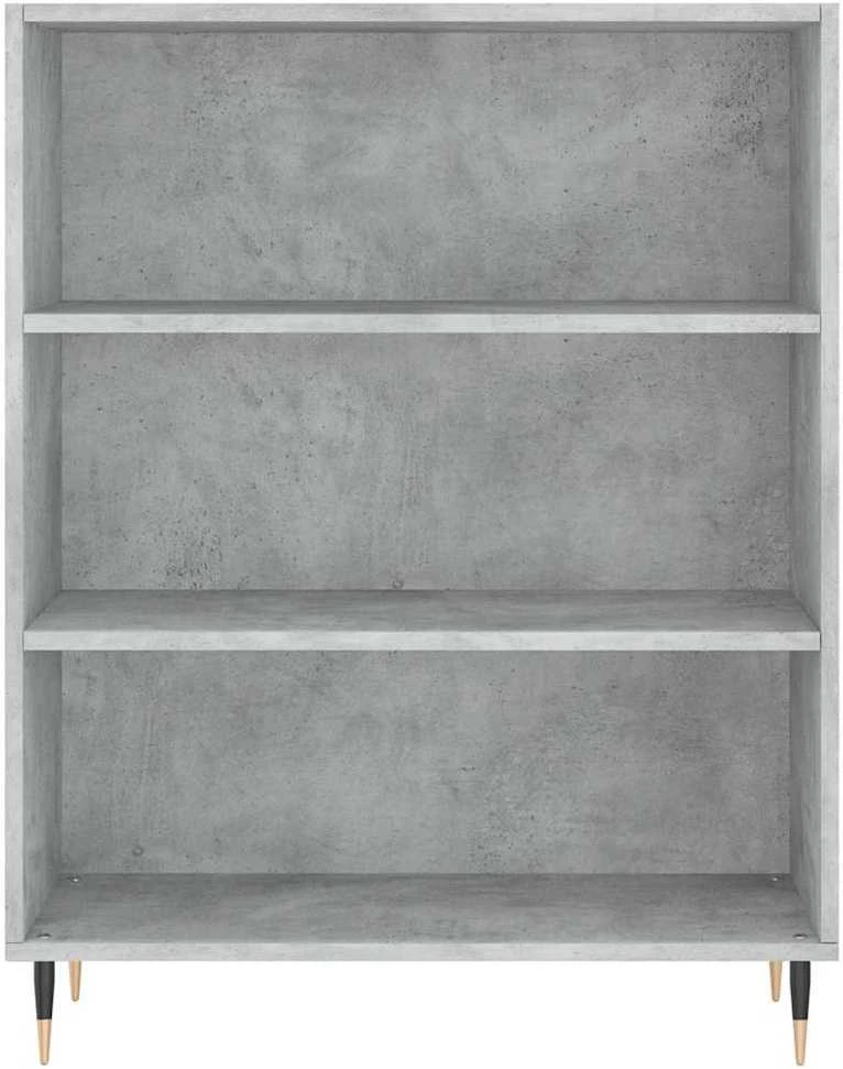 Komoda, betono pilkos spalvos, 69,5x34x180cm, apdirbta mediena