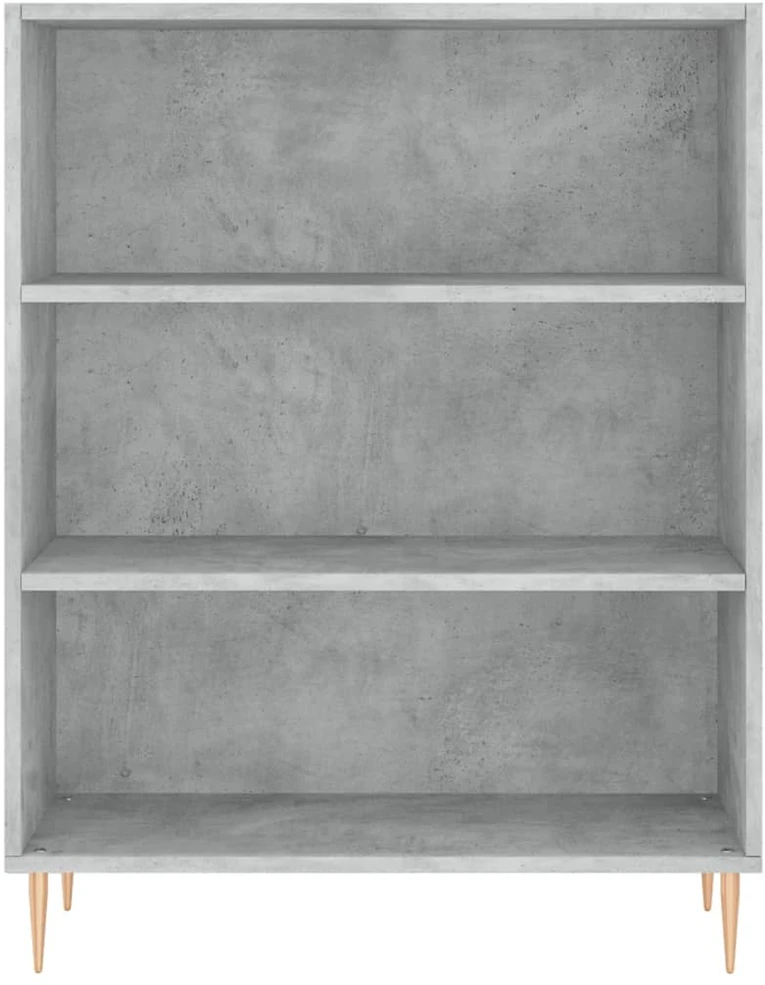 Komoda, betono pilkos spalvos, 69,5x34x180cm, apdirbta mediena