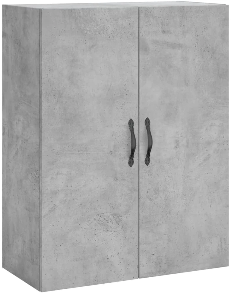 Komoda, betono pilkos spalvos, 69,5x34x180cm, apdirbta mediena