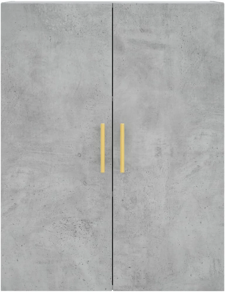 Komoda, betono pilkos spalvos, 69,5x34x180cm, apdirbta mediena