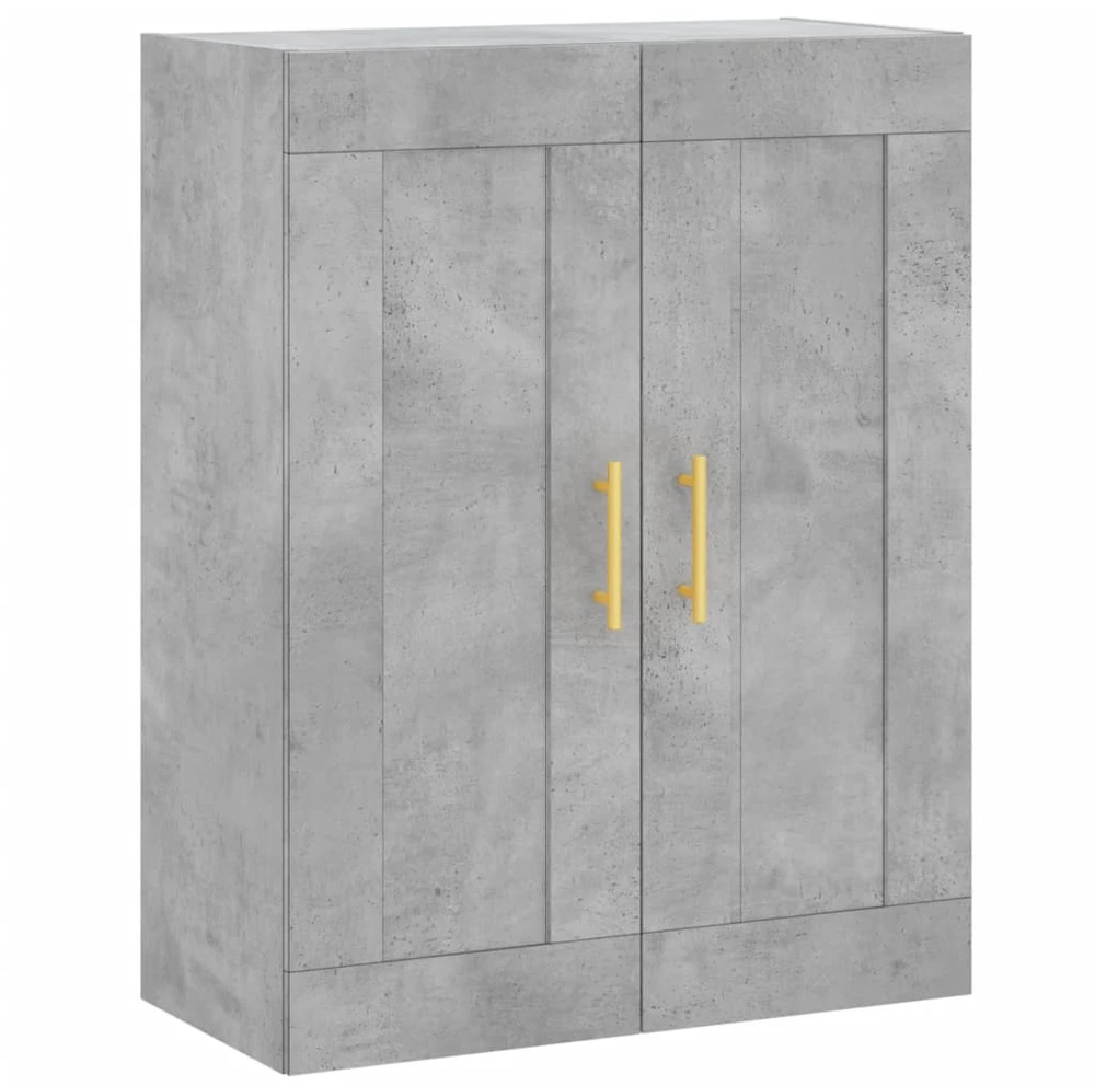 Komoda, betono pilkos spalvos, 69,5x34x180cm, apdirbta mediena