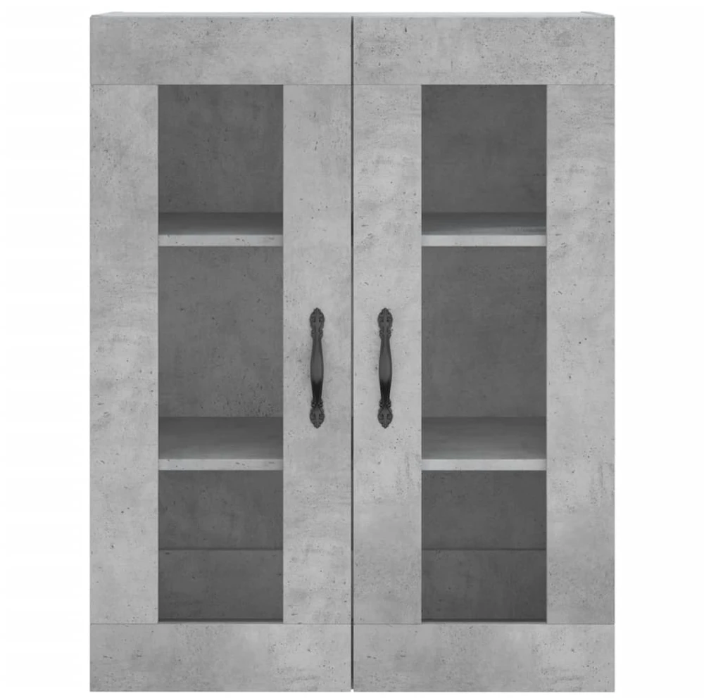 Komoda, betono pilkos spalvos, 69,5x34x180cm, apdirbta mediena