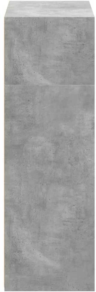 Komoda, betono pilkos spalvos, 70x41x124cm, apdirbta mediena