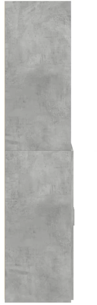 Komoda, betono pilkos spalvos, 70x42,5x185cm, apdirbta mediena