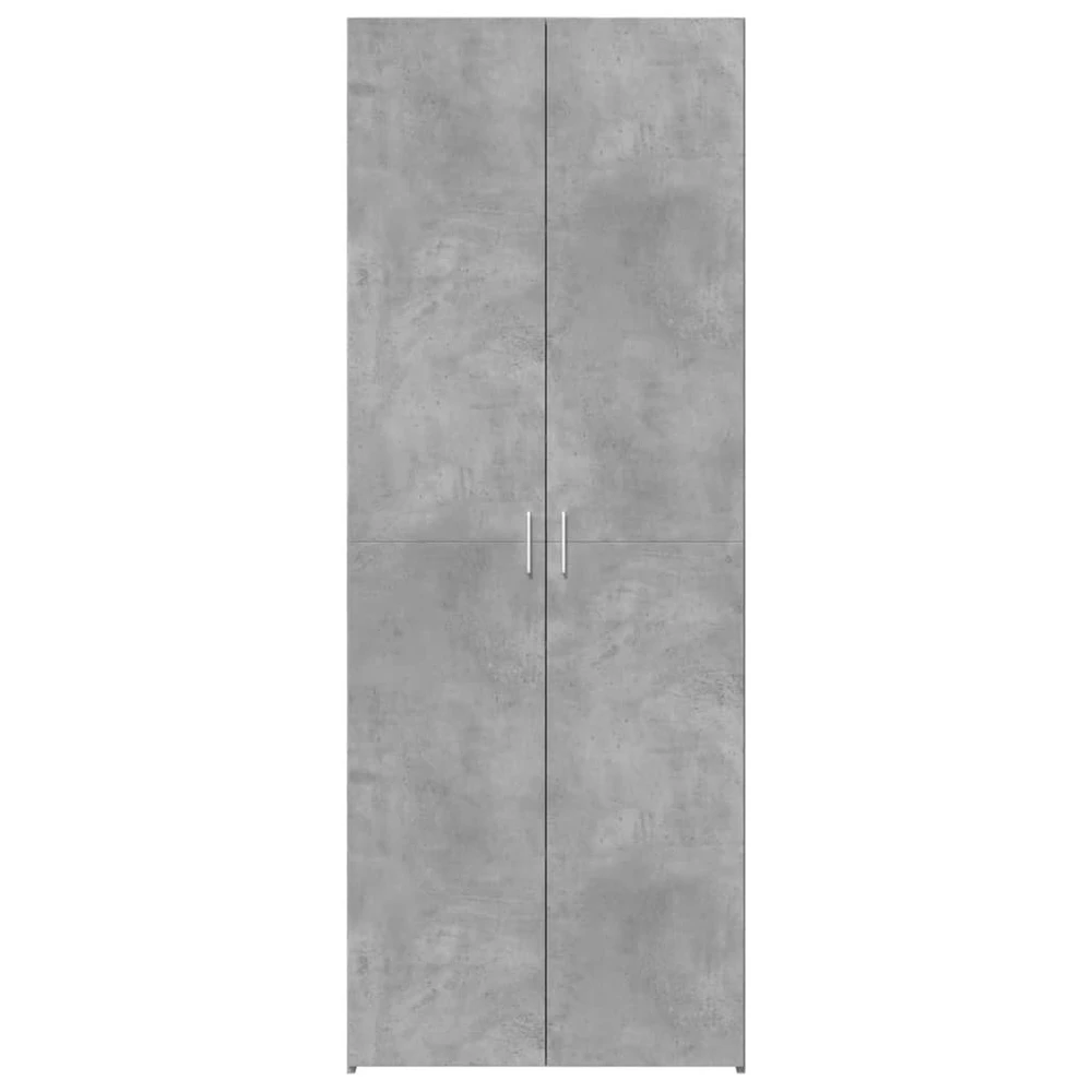 Komoda, betono pilkos spalvos, 70x42,5x185cm, apdirbta mediena