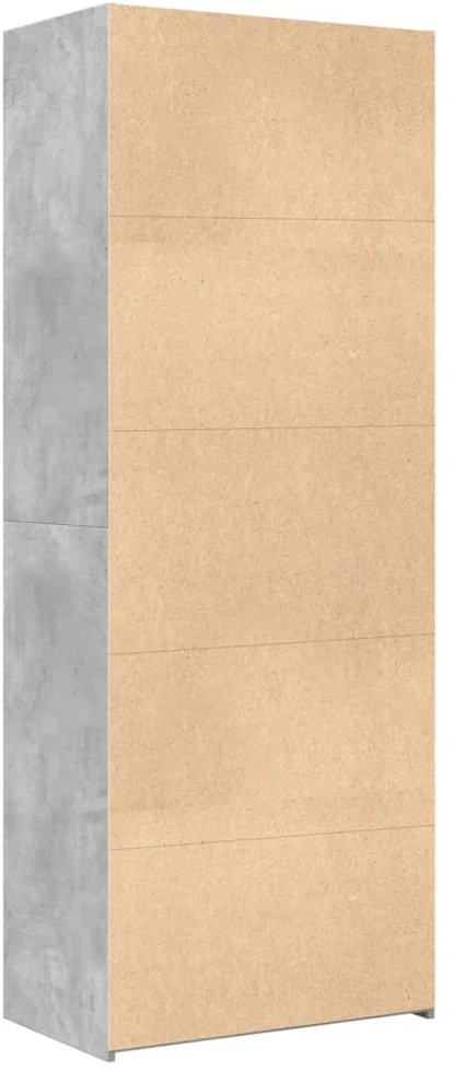 Komoda, betono pilkos spalvos, 70x42,5x185cm, apdirbta mediena