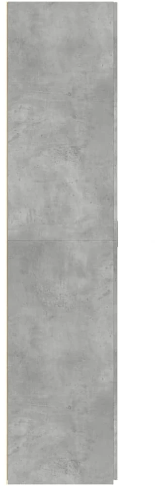 Komoda, betono pilkos spalvos, 70x42,5x185cm, apdirbta mediena