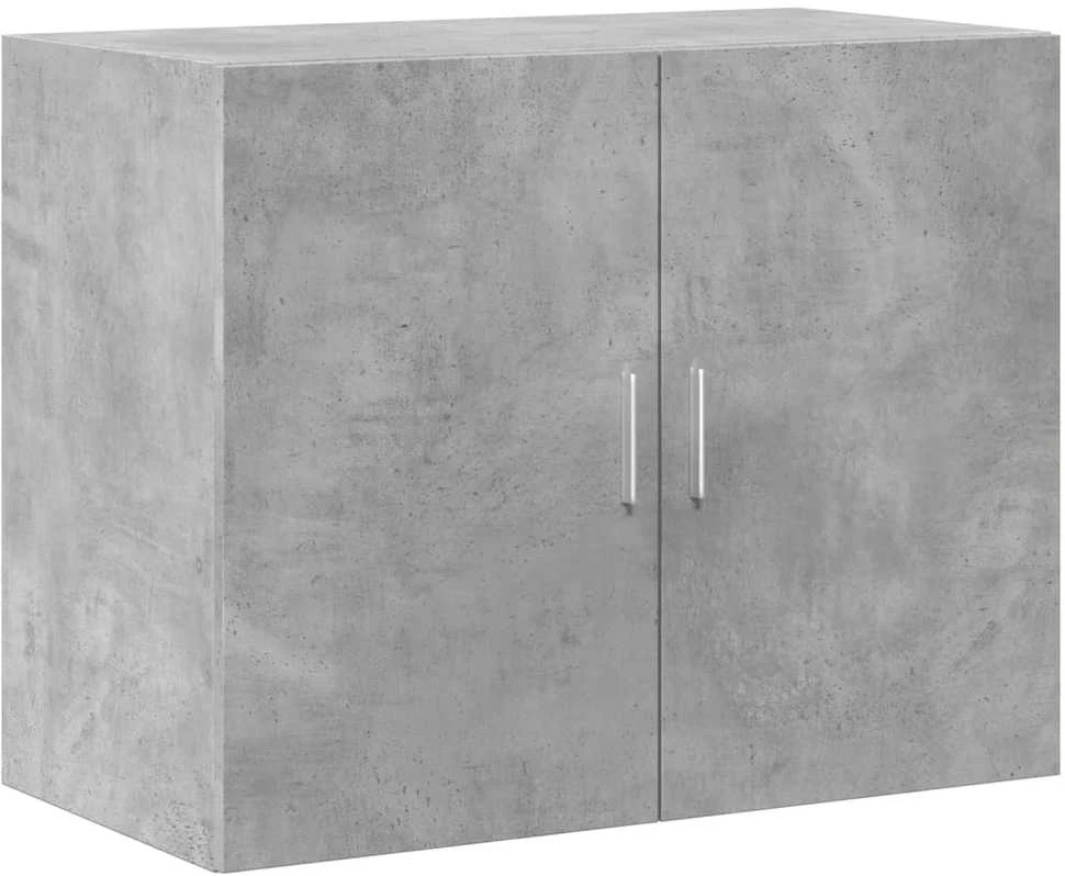 Komoda, betono pilkos spalvos, 80x42,5x249cm, apdirbta mediena