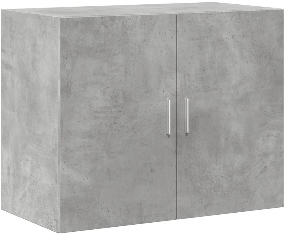 Komoda, betono pilkos spalvos, 80x42,5x249cm, apdirbta mediena