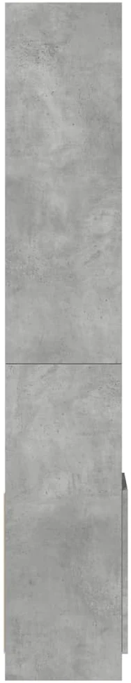 Komoda, betono pilkos spalvos, 92x33x180cm, apdirbta mediena