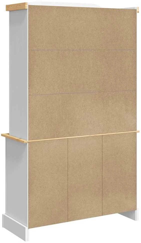 Komoda Corona, balta, 112x43x196cm, meksikietiška pušis