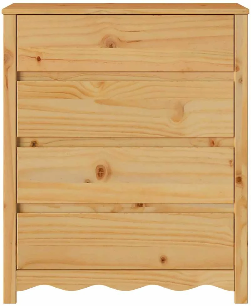 Ištraukalas spinta su stalčių Drammen Ąžuolo 76,5 x 40 x 91 cm