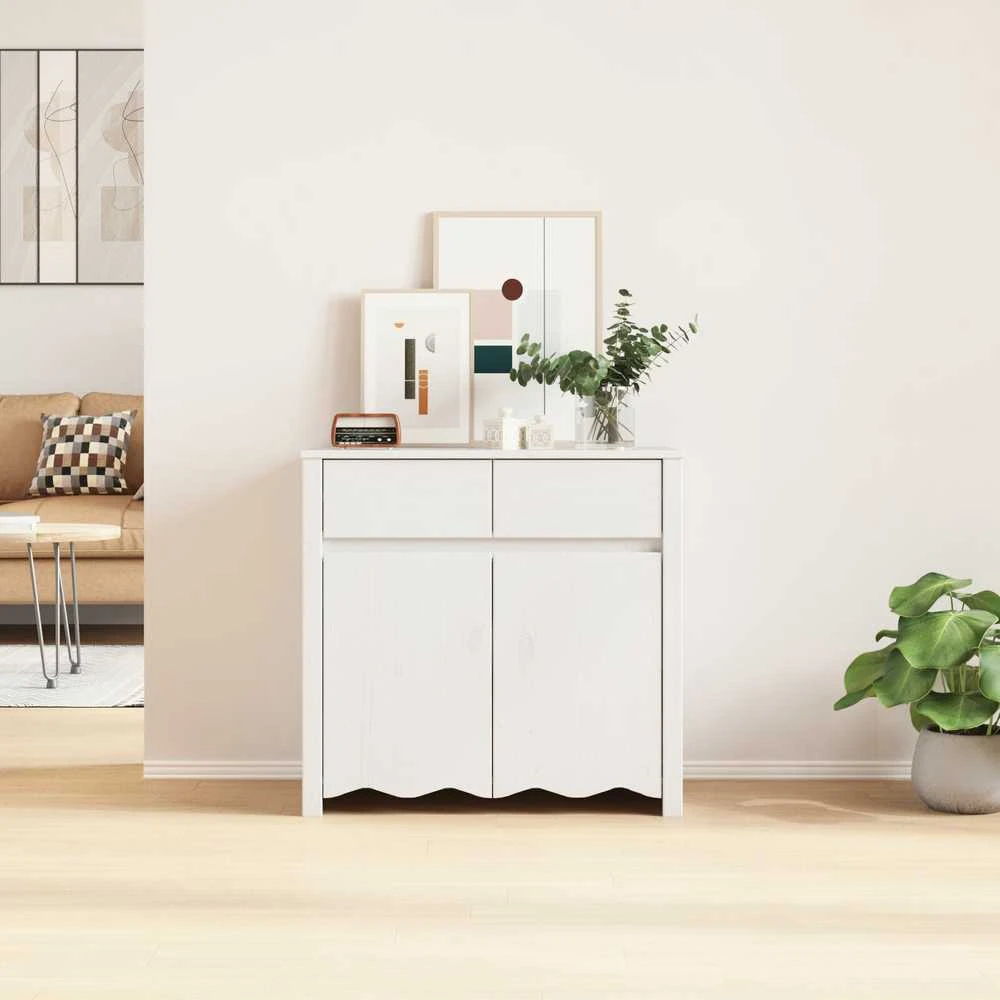 Kabalas Drammen Balta 79 x 43 x 75.5 cm Pušies medienos masyvas