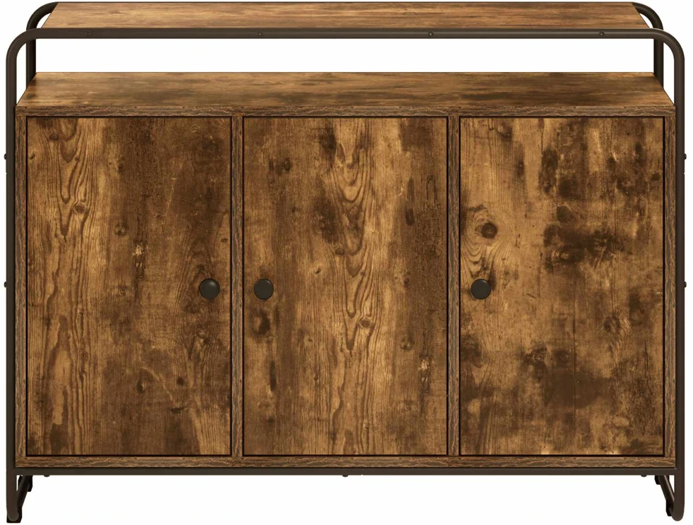 Komoda Dūminio ąžuolo 102 x 35 x 75 cm Apdirbta mediena