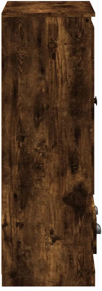 Komoda, dūminio ąžuolo, 60x35,5x103,5cm, apdirbta mediena