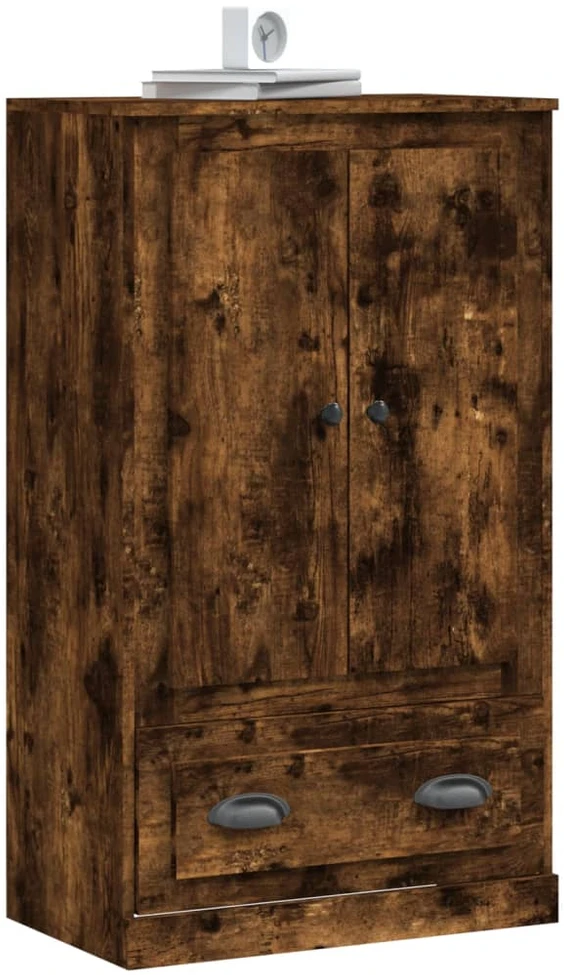 Komoda, dūminio ąžuolo, 60x35,5x103,5cm, apdirbta mediena
