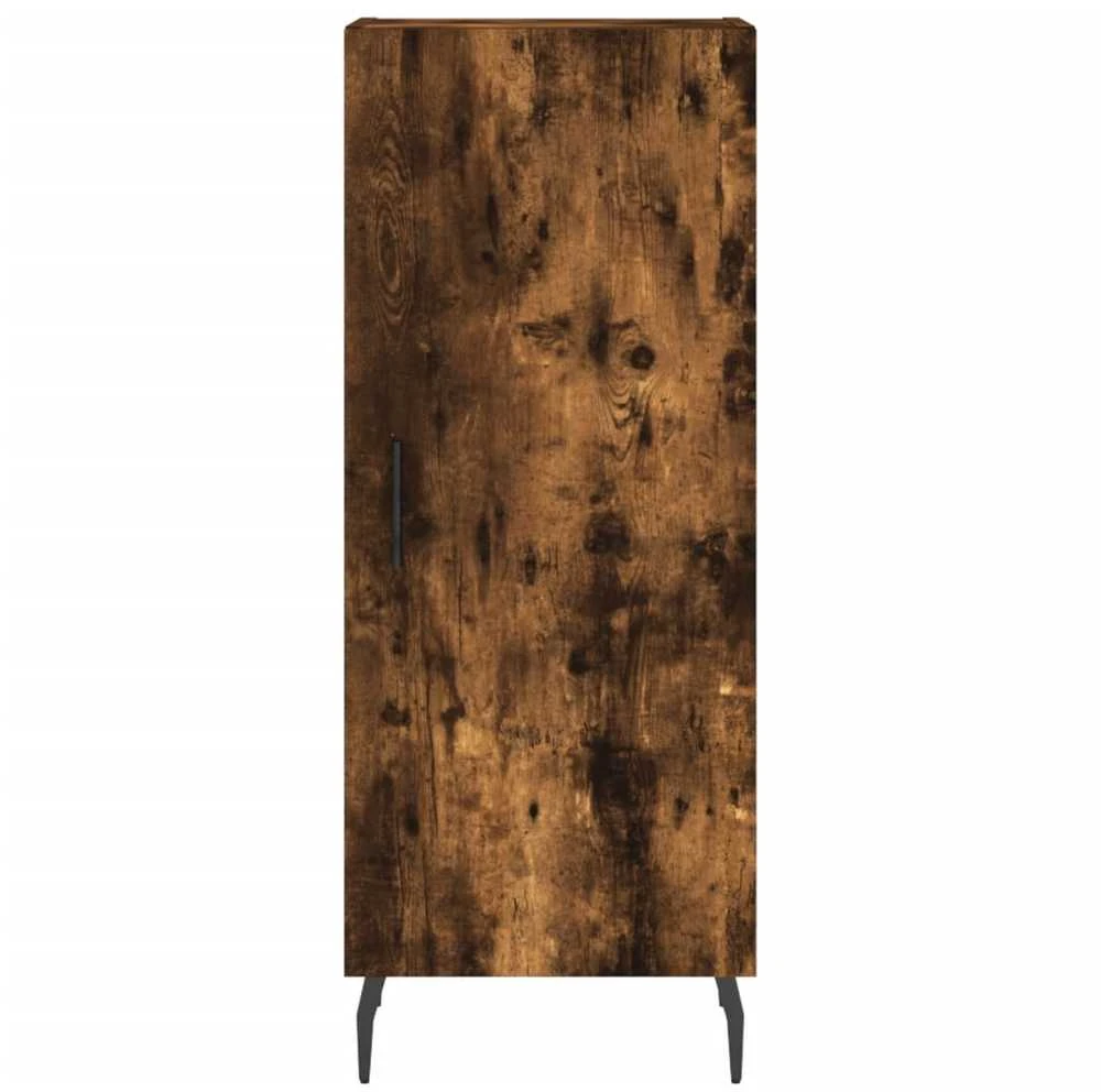 Komoda, dūminio ąžuolo spalvos, 34,5x34x180cm, apdirbta mediena