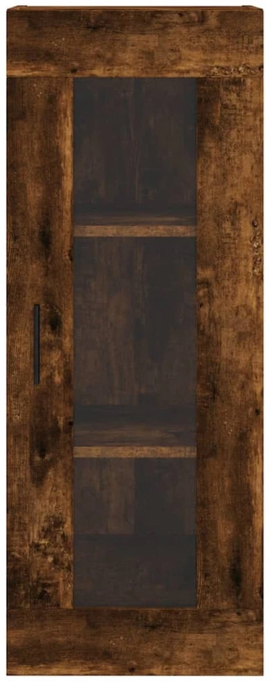 Komoda, dūminio ąžuolo spalvos, 34,5x34x180cm, apdirbta mediena