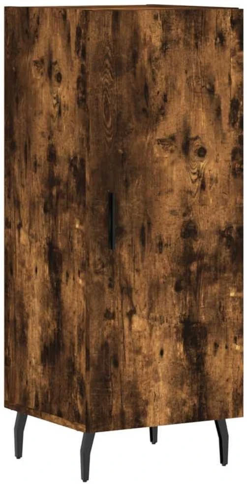 Komoda, dūminio ąžuolo spalvos, 34,5x34x180cm, apdirbta mediena