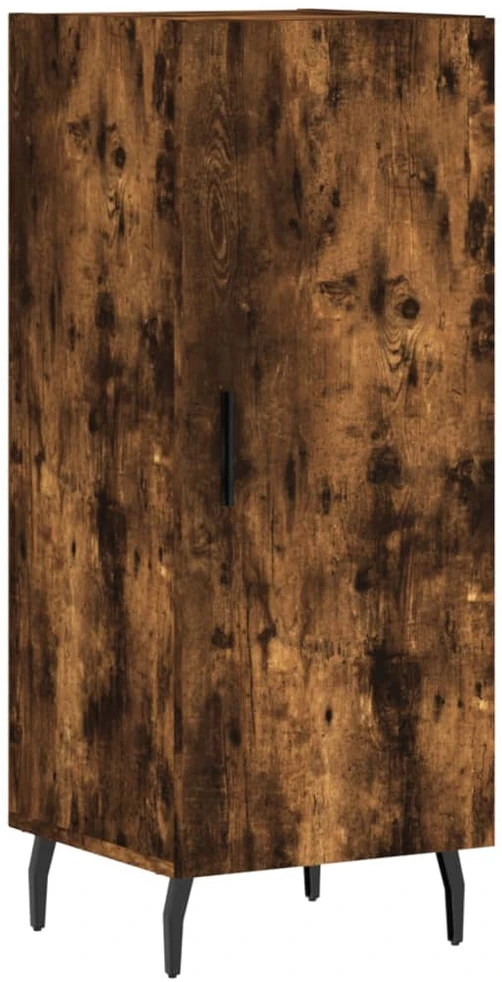 Komoda, dūminio ąžuolo spalvos, 34,5x34x180cm, apdirbta mediena