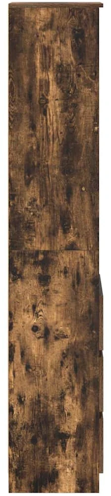Komoda, dūminio ąžuolo spalvos, 37,5x35x180 cm apdirbta mediena