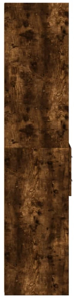 Komoda, dūminio ąžuolo spalvos, 40x42,5x185cm, apdirbta mediena