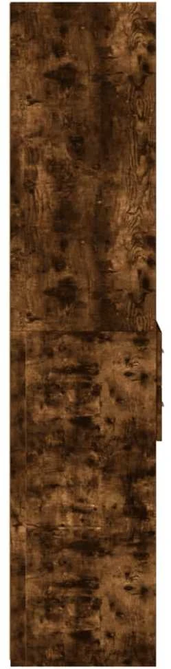 Komoda, dūminio ąžuolo spalvos, 45x42,5x185cm, apdirbta mediena