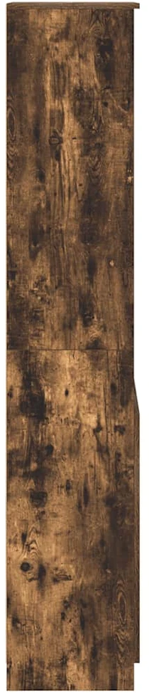 Komoda, dūminio ąžuolo spalvos, 50x35x180 cm apdirbta mediena