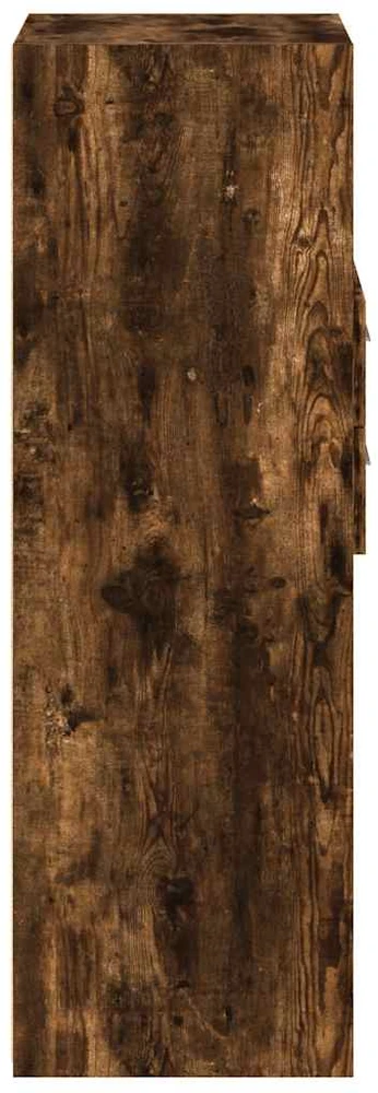 Komoda, dūminio ąžuolo spalvos, 50x42,5x124cm, apdirbta mediena