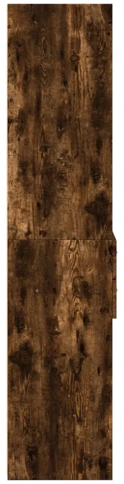 Komoda, dūminio ąžuolo spalvos, 50x42,5x185cm, apdirbta mediena