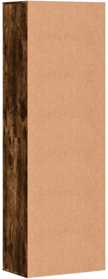 Komoda, dūminio ąžuolo spalvos, 60x35x180cm, apdirbta mediena