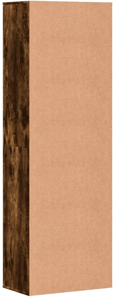 Komoda, dūminio ąžuolo spalvos, 60x35x180cm, apdirbta mediena