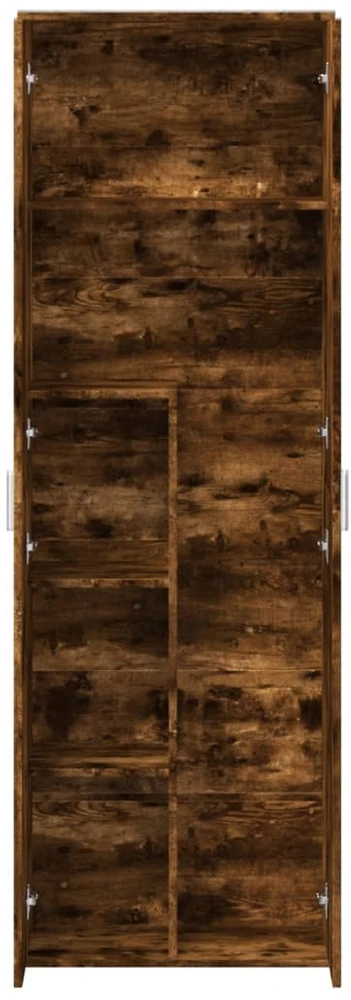 Komoda, dūminio ąžuolo spalvos, 60x35x180cm, apdirbta mediena
